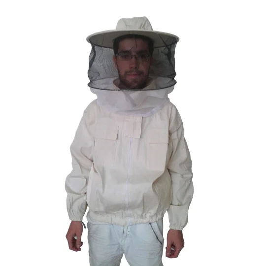 Blouson Chapeau Double Voile - Blanc