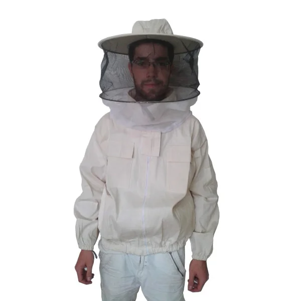 Blouson Chapeau Double Voile - Blanc