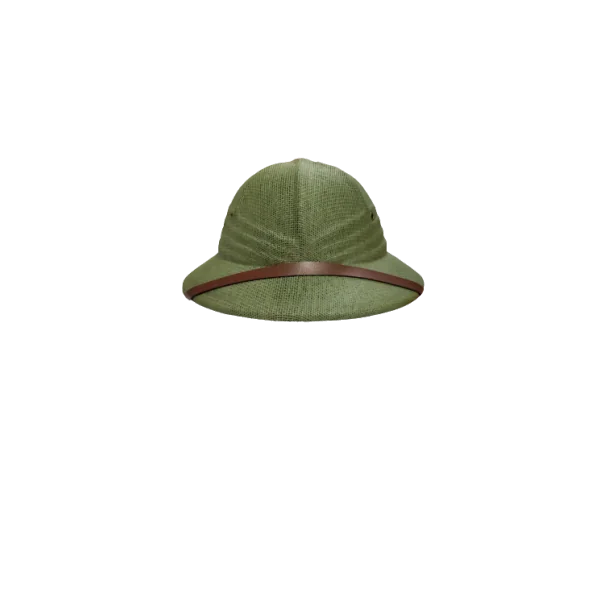 Chapeau Coloniall en paille tressée
