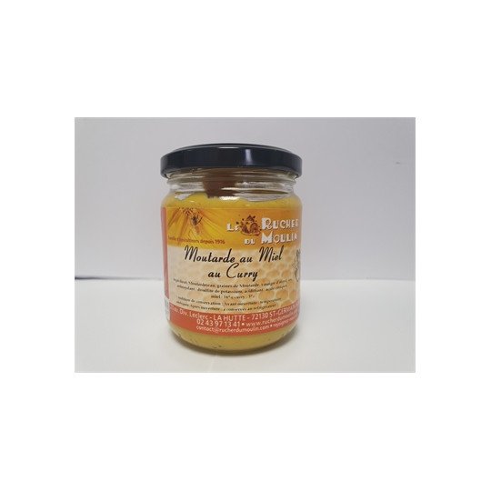 Moutarde au Miel - Curry - Pot de 200 gr