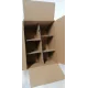 Carton avec Croisillons pour 6 pots de 500 verre TO63 - lot de 20
