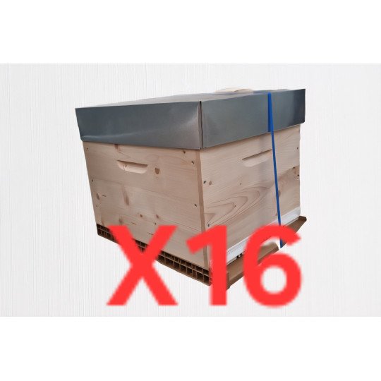 Lot de 16 ruches - Lot de ruches complètes