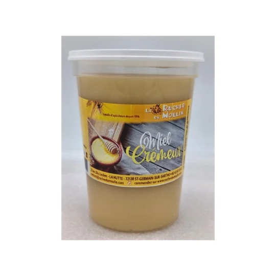 Miel Cremeux 500 g le Rucher du Moulin