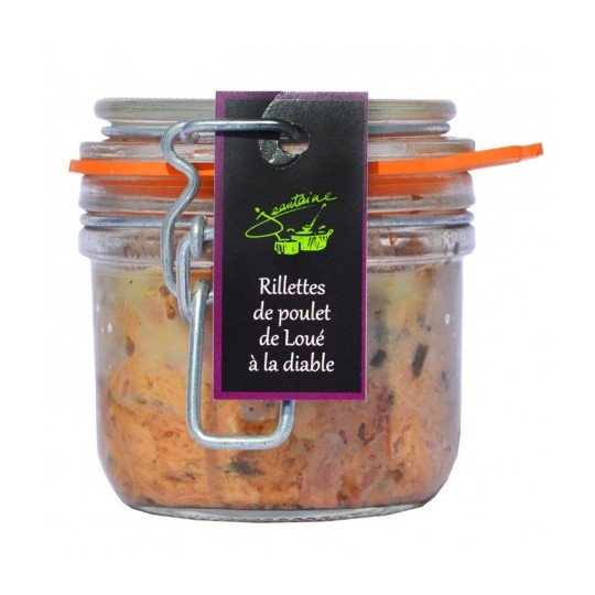 Rillettes de Poulet de Loué à la Diable 180 gr le parfait - La Jeantaine