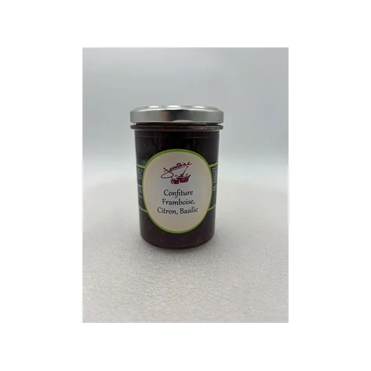 Confiture Framboise, Citron, Basilic