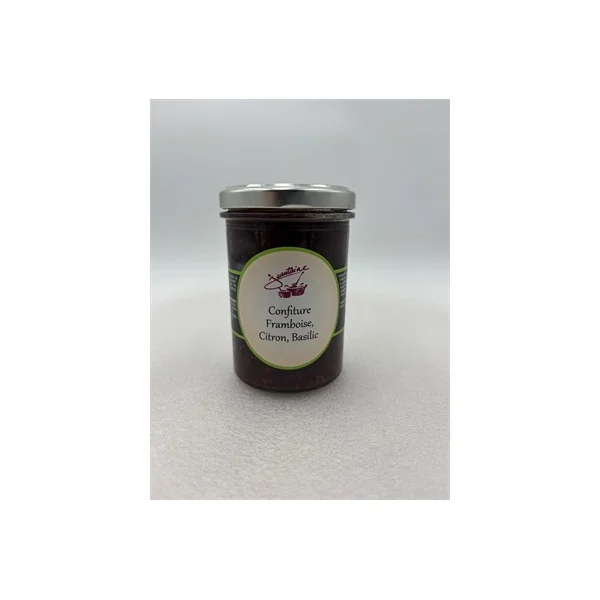 Confiture Framboise, Citron, Basilic