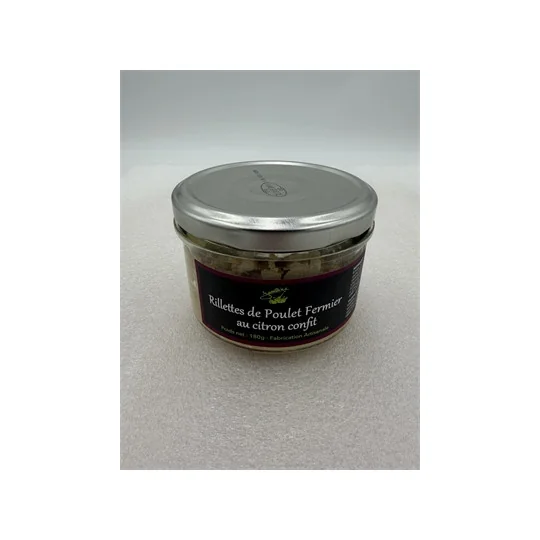 Rillettes de Poulet Fermier au Citron confit