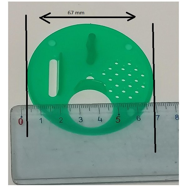 Entrée de Ruche Disque PLastique Couleur