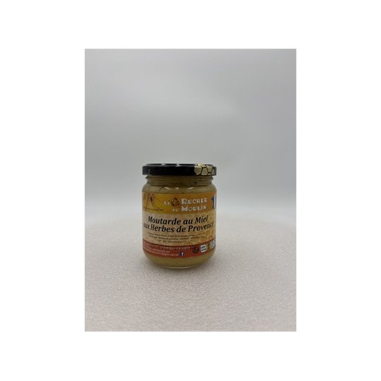 Moutarde au Miel & Herbes - Pot de 200gr