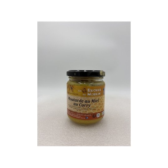 Moutarde au Miel - Curry - Pot de 200 gr