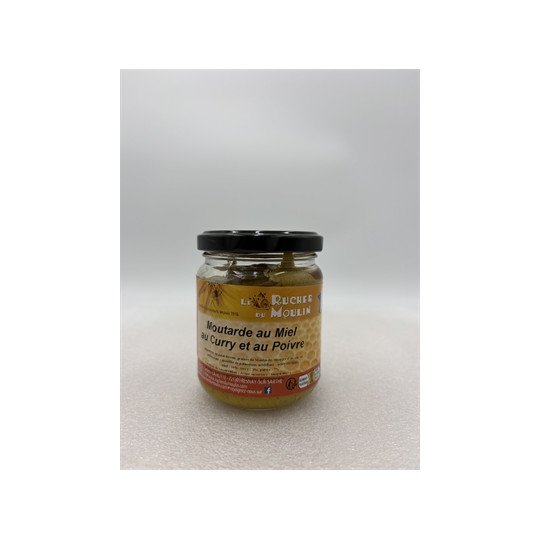 Moutarde au Miel - Poivre - Pot de 200gr