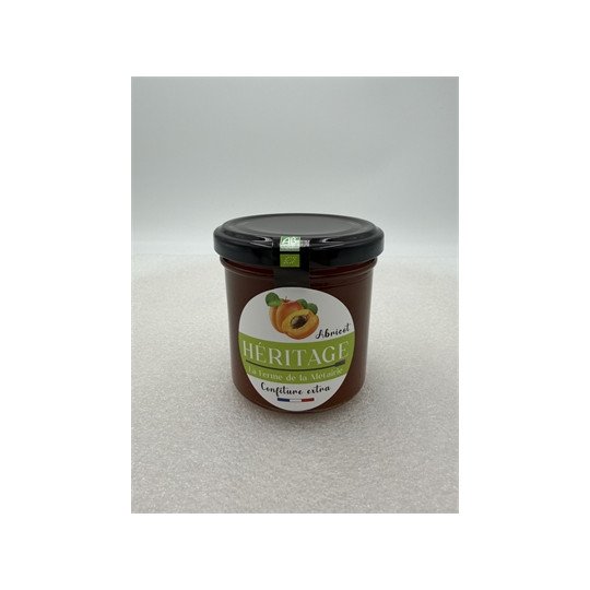 Confiture Abricot Extra Bio - 170g - La Ferme de la Métairie