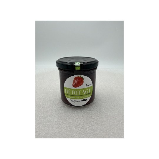 Confiture Fraise Bio - 170g - La Ferme de la Métairie