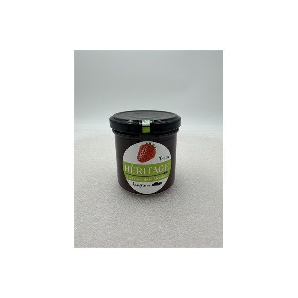 Confiture Fraise Bio - 170g - La Ferme de la Métairie