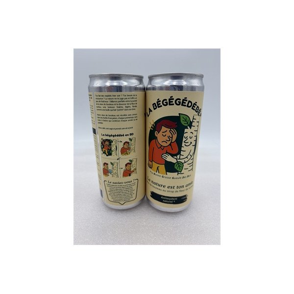 Sève de bouleau aromatisée au sirop de fleur de sureau- 33 cl - 