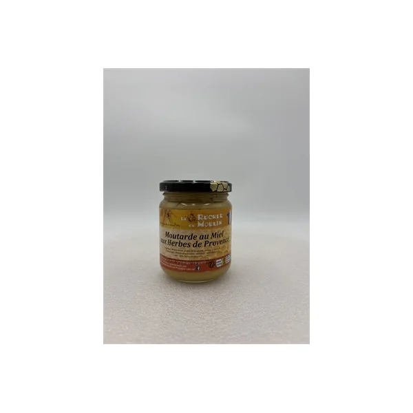 Moutarde au Miel & Herbes - Pot de 200gr
