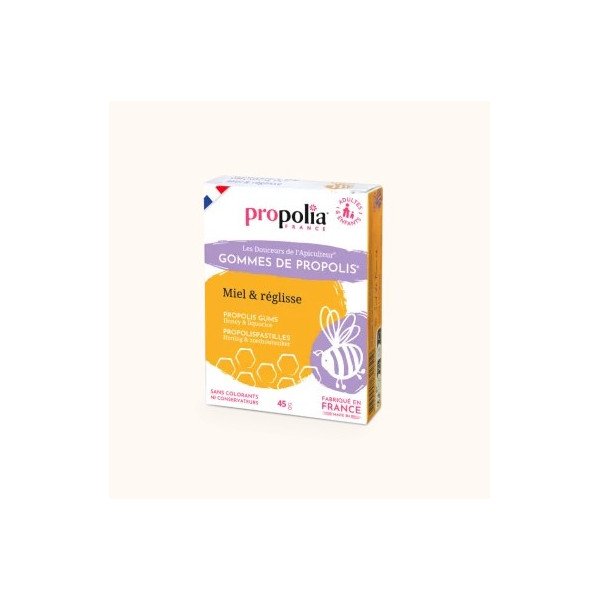 Gommes Propolis - Miel & Réglisse