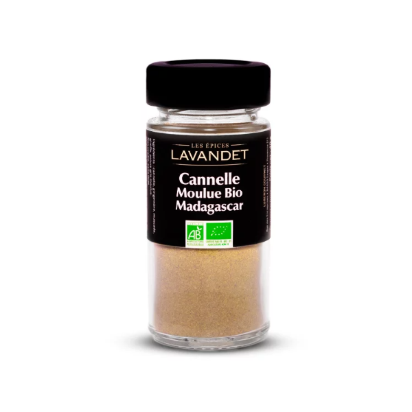 Epices Cannelle de Madagascar Bio Moulue 35 g - Luberon Gourmet