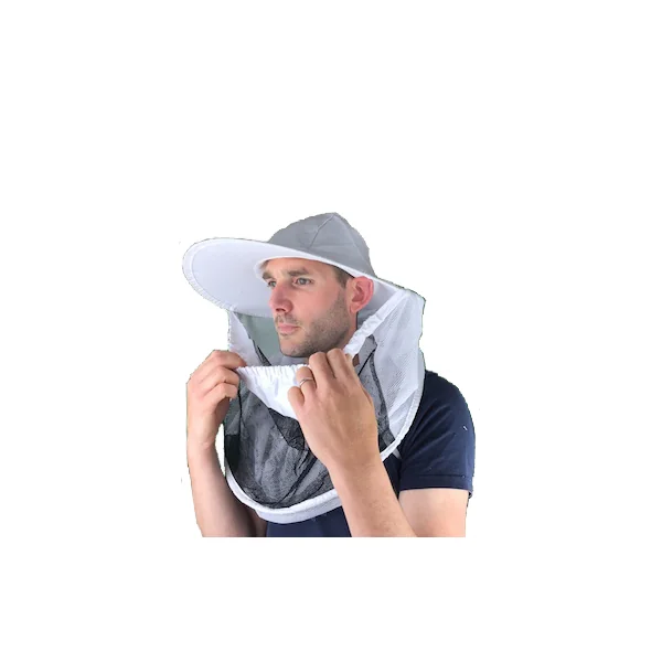 Chapeau avec Voile Rabattable 