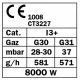 Réchaud à Gaz 3 Pieds fonte