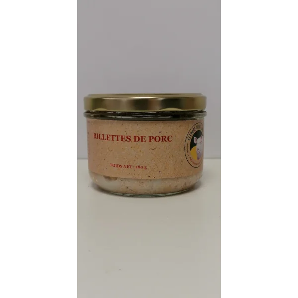 RILLETTES, PRODUITS LOCAUX, PRODUIT DIRECT PRODUCTEUR