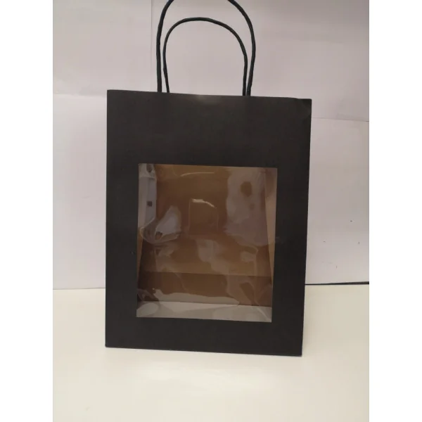 Sac kraft noir grand modèle