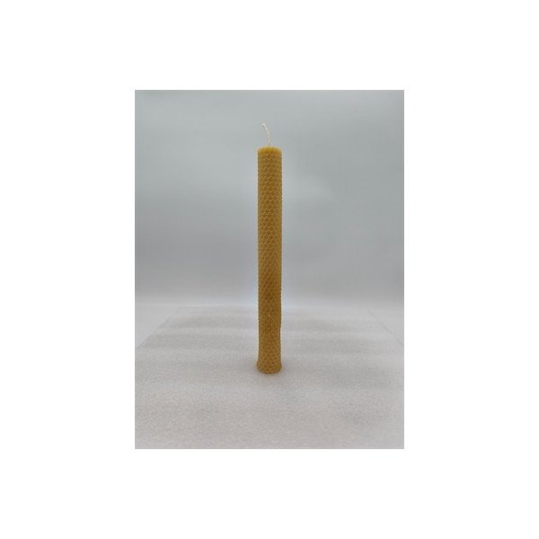 Bougie gauffrée 100 % Cire d 'Abeille 260 mm x 25 mm