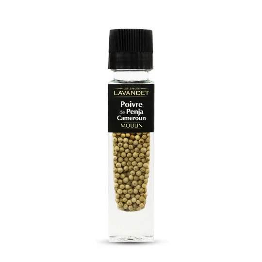 Epices Poivre De Penja Cameroun Moulin 50 g - Luberon Gourmet