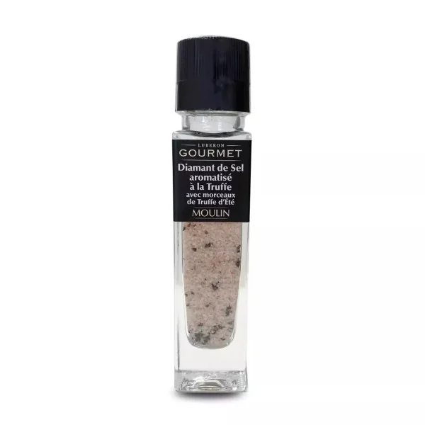 Epices Diamant de Sel Aromatisé Truffe Moulin 100 g - Luberon Gourmet