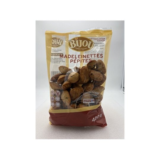 Madeleines Pépites Chocolat - 400g - Bijou