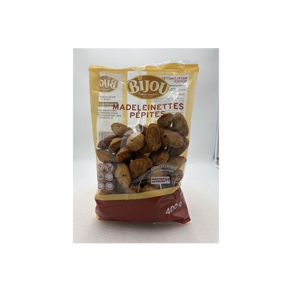 Madeleines Pépites Chocolat - 400g - Bijou