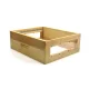 Hausse mi bois avec vitre d'observation - 9 cadres dadant