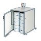 Petite chambre chaude à double paroi métallique pour 1 fût de 300 kg