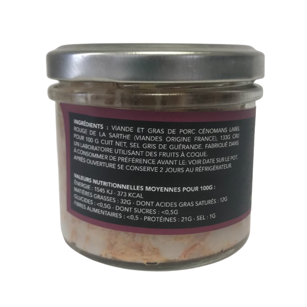 Rillettes du Mans l'Originale 100g - La Jeantaine