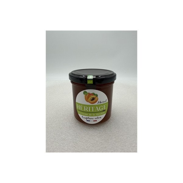 Confiture Abricot Extra Bio - 170g - La Ferme de la Métairie