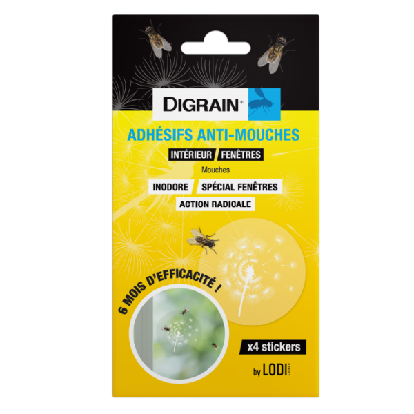 DIGRAIN ADHESIF ANTI-MOUCHES Spécial fenêtres